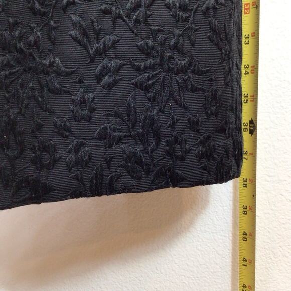 NANETTE LEPORE Vintage Sleeveless Brocade Empire Waist Midi Sheath Dress - Picture 7 of 7